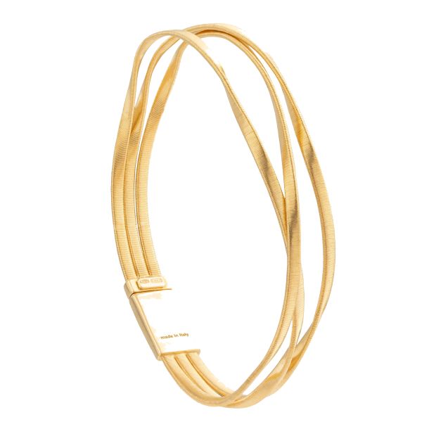 Marco Bicego Marrakech Yellow Gold Bangle Bracelet REEDS Jewelers