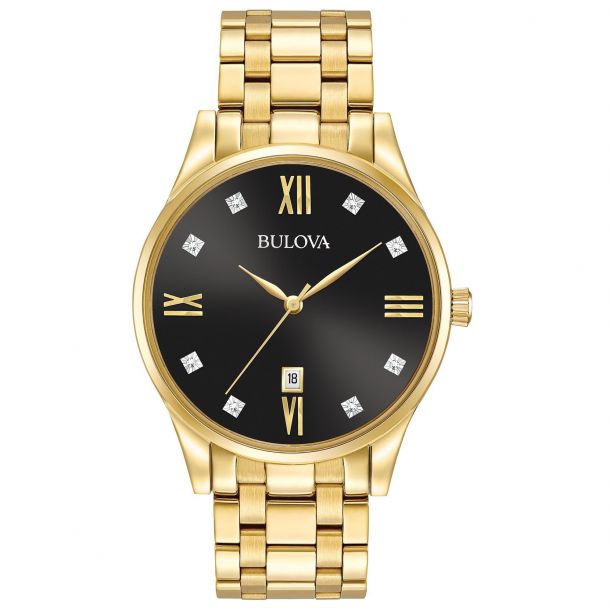 Bulova classic diamond watch top