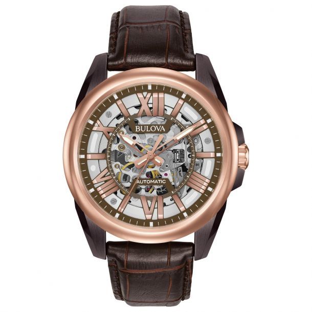 Bulova men's 43mm classic automatic watch shop