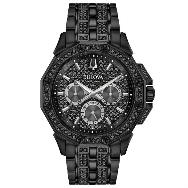 98c128 men's crystal watch cheap