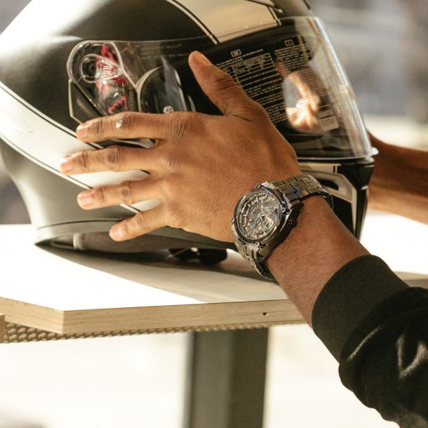 Men's Bulova Precisionist Gunmetal Ion-Plated Stainless Steel