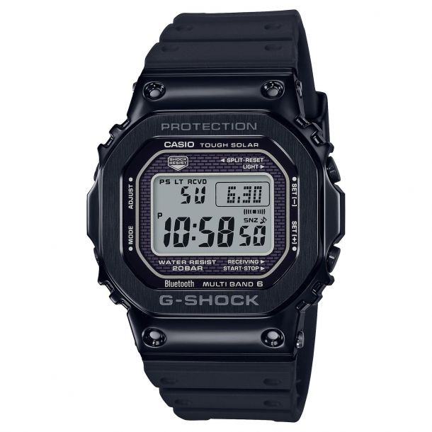 Men s Casio G Shock Full Metal Digital Black Watch GMWB5000G 1 REEDS Jewelers