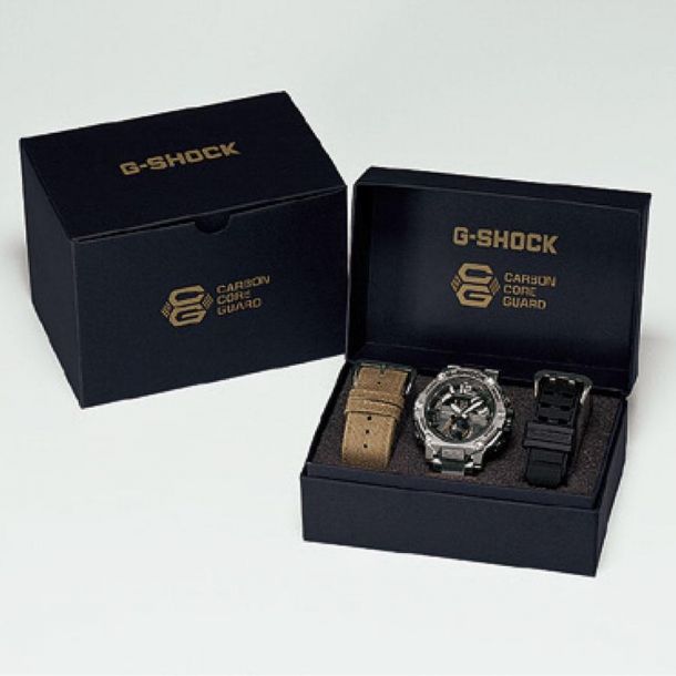 Men s Casio G Shock G Steel Watch with Interchangeable Bands GSTB300E 5A REEDS Jewelers