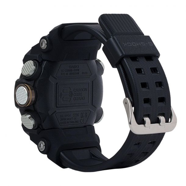 Men s Casio G Shock Master of G Mudmaster Carbon Core Guard Quad Sensor Connected Grey Resin Watch GGB100 1A REEDS Jewelers