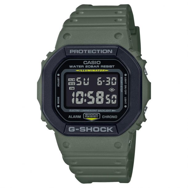 Casio watch army green store