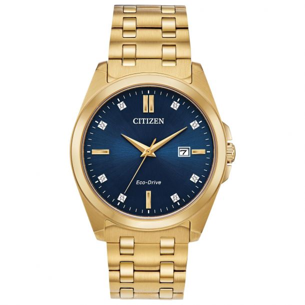 Citizen eco drive gold mens outlet