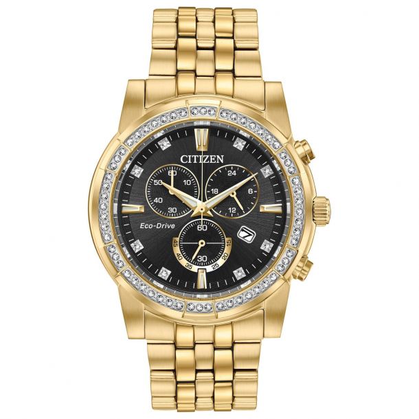Citizen eco drive watch clearance swarovski crystals