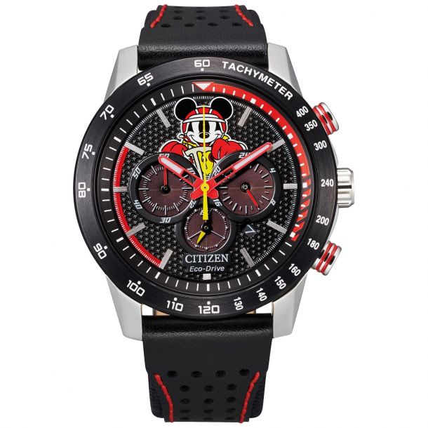Men's Citizen Eco-Drive Disney Mickey Mouse Racer Chronograph
