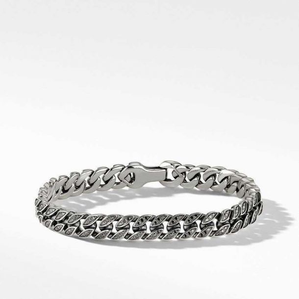 David yurman mens clearance black diamond bracelet