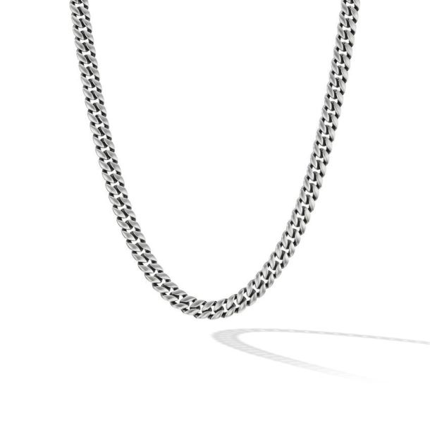 Men s David Yurman Curb Chain Necklace in Sterling Silver 8mm