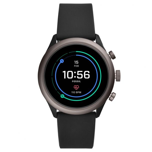 Men s Fossil Sport Smartwatch in Black Silicone FTW4019 REEDS Jewelers