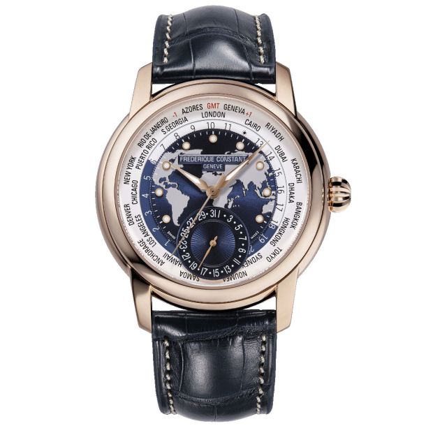 Men s Frederique Constant Classic Worldtimer Manufacture Limited