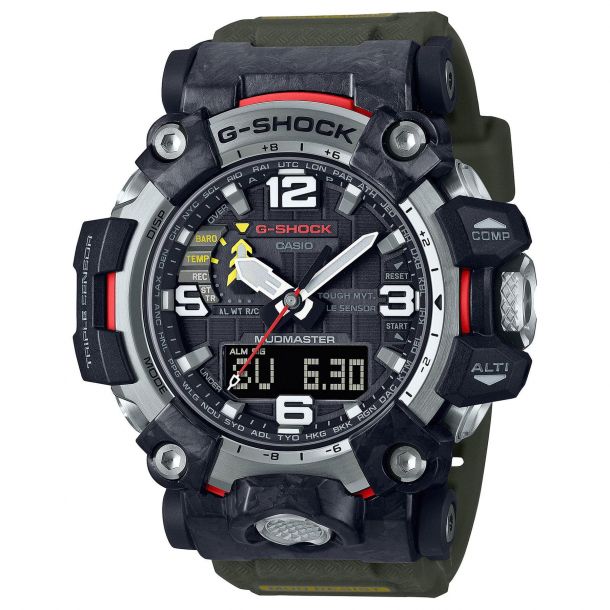 Men s G Shock MUDMASTER Triple Sensor Khaki Green Watch GWG2000 1A3 REEDS Jewelers