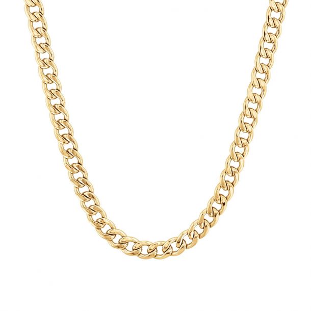 Gold plated shop necklace mens