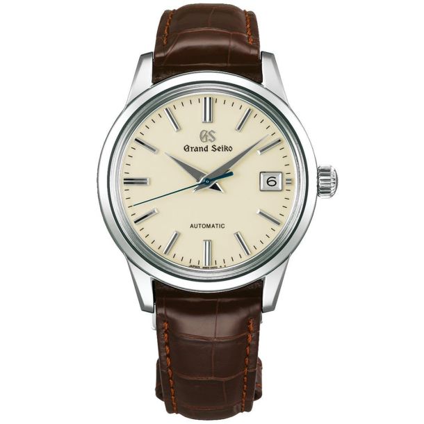 Seiko mens watch with leather strap sales