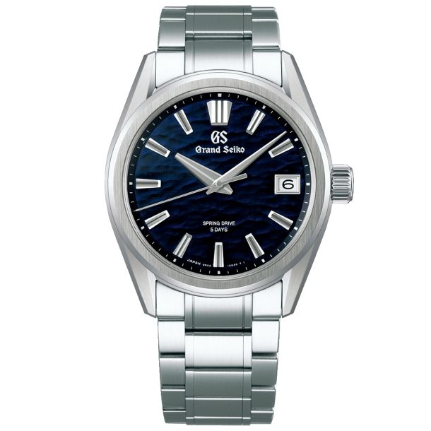 Men's Grand Seiko Evolution 9 Watch | 40mm | Textured Blue Dial | SLGA021 |  REEDS Jewelers