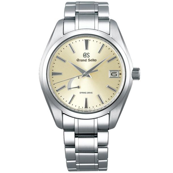 Men's Grand Seiko Heritage Watch, Champagne Dial Stainless Steel SBGA201 |  REEDS Jewelers