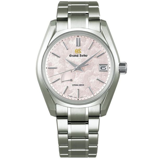 Men's Grand Seiko Heritage Watch, Pink Dial Titanium SBGA413 | REEDS  Jewelers