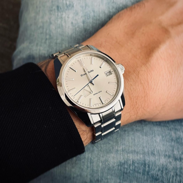 Men s Grand Seiko Heritage Watch Stainless Steel SBGA373