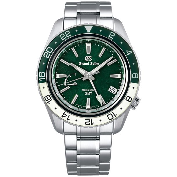 Men s Grand Seiko Sport Collection Green Dial Stainless Steel Watch 44mm SBGE295