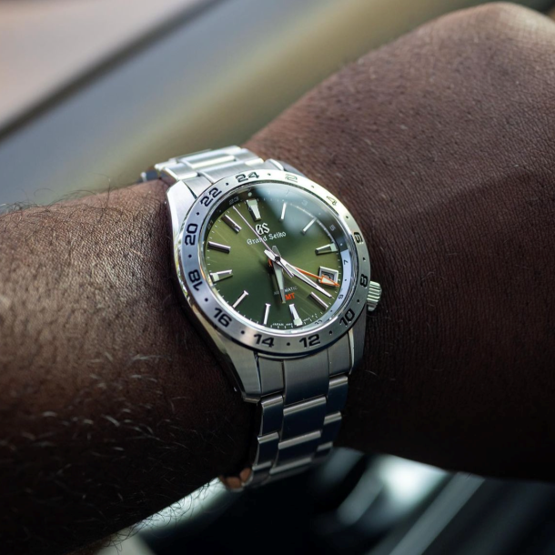 Men s Grand Seiko Sport Watch Green Dial SBGM247 REEDS Jewelers