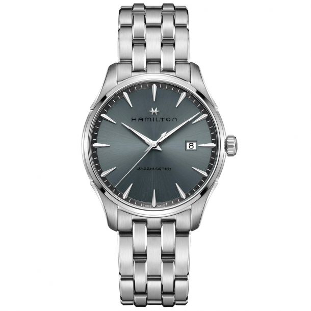 Men's Hamilton Jazzmaster Quartz Stainless Steel Watch H32451142