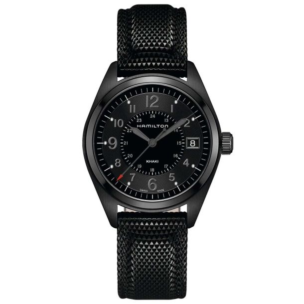 Hamilton khaki rubber strap top