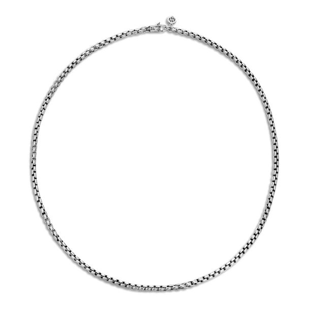 Men s John Hardy Classic Box Chain 3.7mm Necklace in Sterling