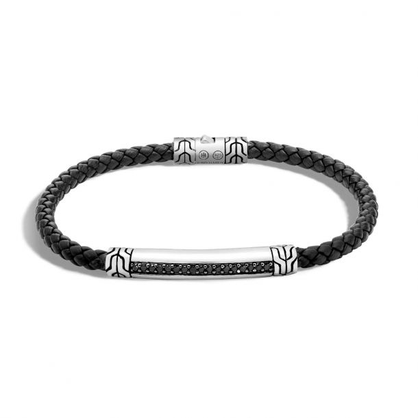 John hardy discount mens leather bracelet