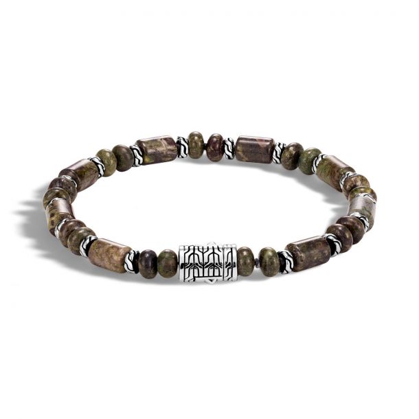 John hardy men's beaded bracelet hot sale