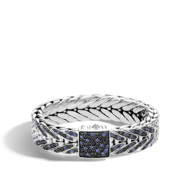 Mens blue 2024 sapphire bracelet