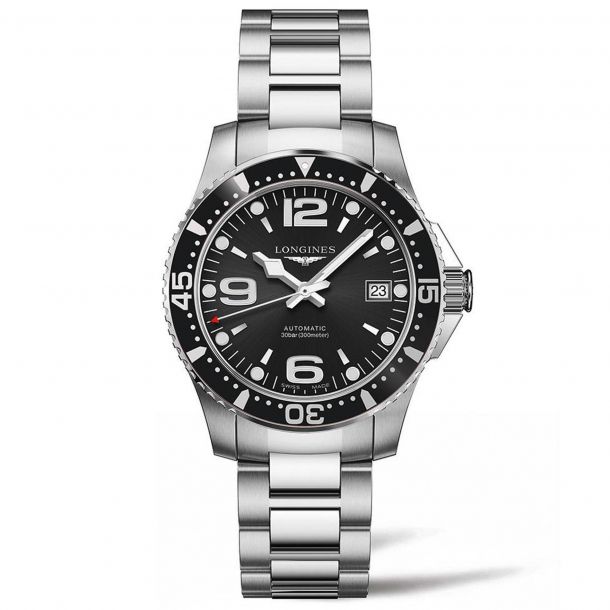 Men's Longines HydroConquest 39mm Automatic Diving Watch L37414566 ...