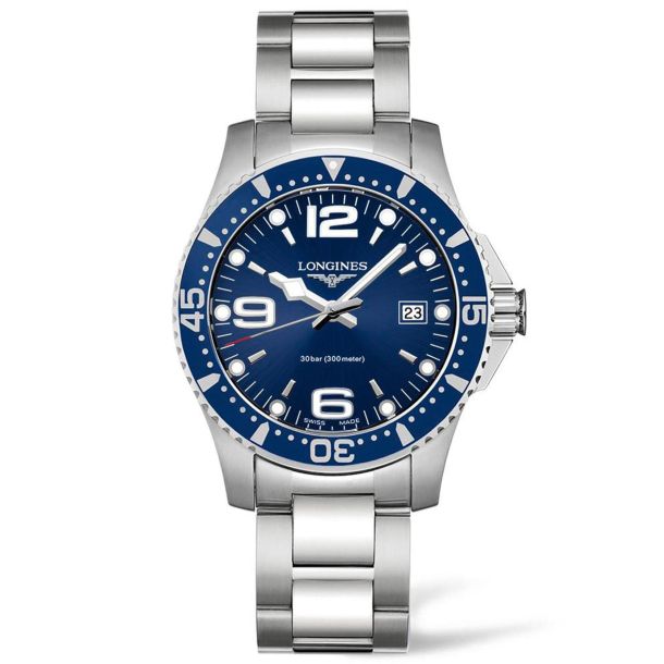 Klagen Prelude iets Men's Longines HydroConquest 41mm Blue Dial Diving Watch L37404966 | REEDS  Jewelers