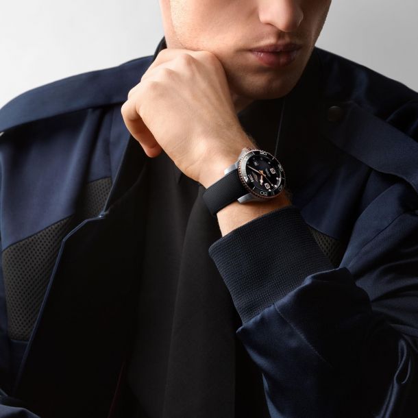 Longines hydroconquest 39mm rubber strap store