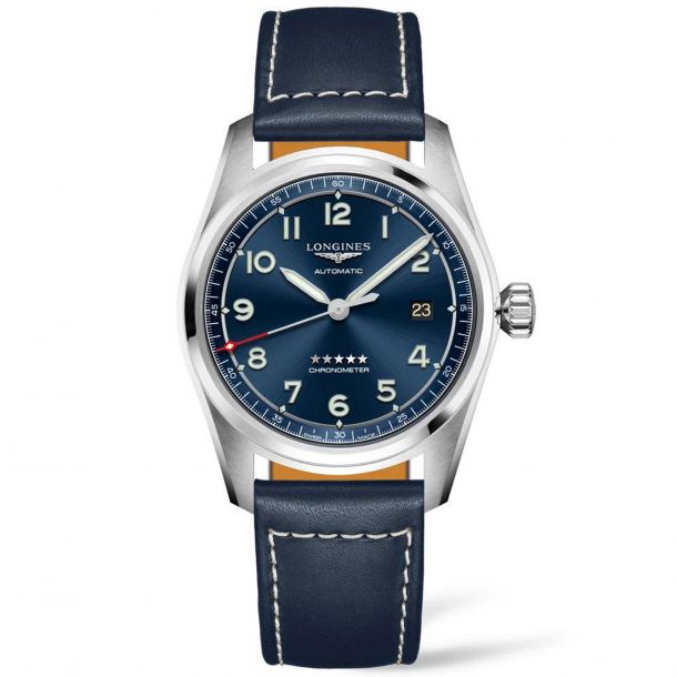 Men s Longines Spirit 40mm Stainless Steel Automatic Chronometer Watch L38104930