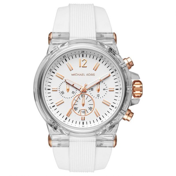 White michael kors watch men's hotsell