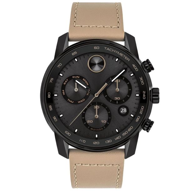 Movado bold sales leather strap