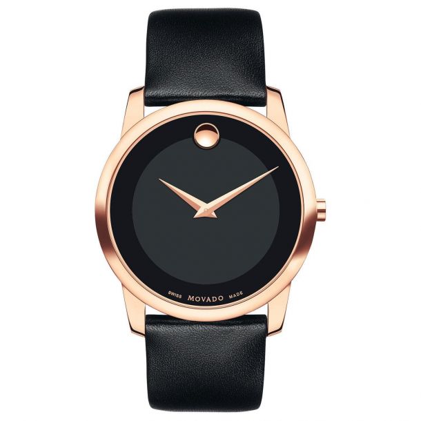 Movado classic black discount