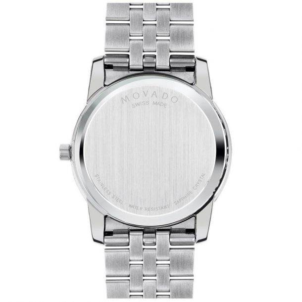 Men s Movado Museum Classic Black Dial Watch 0606878 REEDS Jewelers