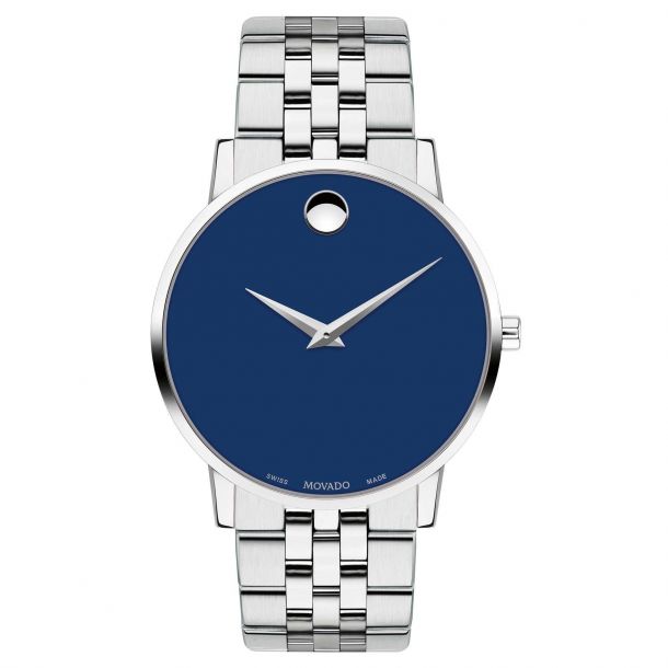 Movado best sale blue dial