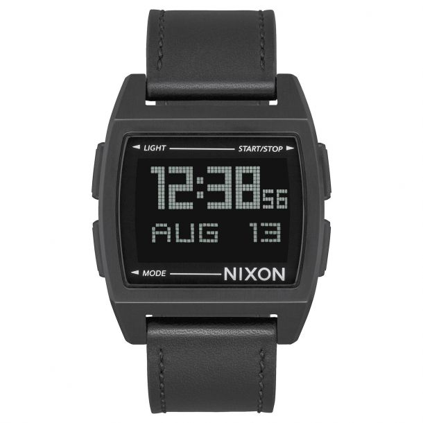 Nixon base leather watch shop