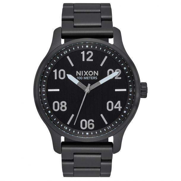 Men s Nixon Patrol Black Watch A1242 180 00