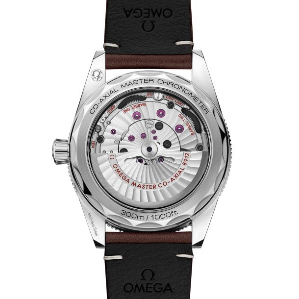 OMEGA Seamaster 300 Co Axial Master Chronometer Brown Leather Strap Watch 41mm O23432412101001 REEDS Jewelers