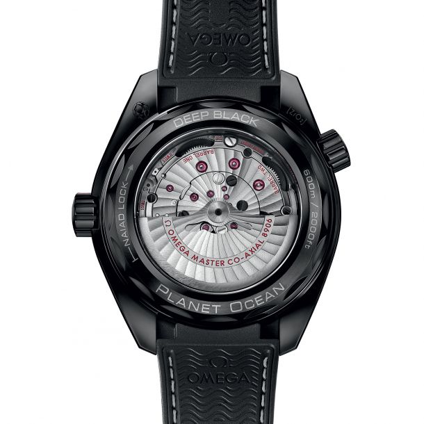 OMEGA Seamaster Planet Ocean 600M Co Axial Master Chronometer GMT Deep Black Rubber Strap Watch 45.5mm O21592462201001 REEDS Jewelers