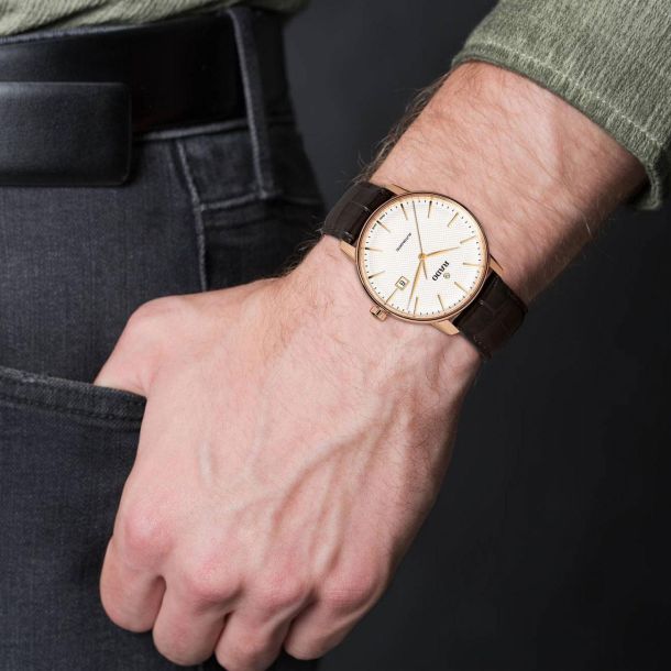 Watch on the wrist coupole classic automatic top