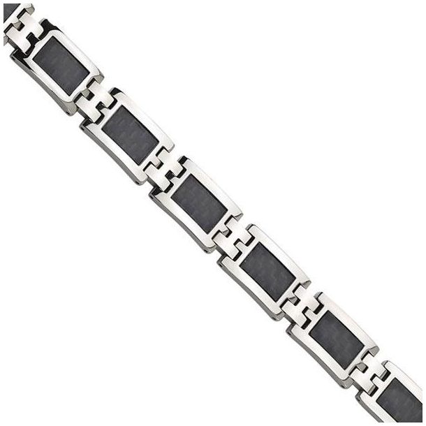 Mens carbon fiber bracelet top