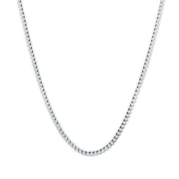 925 Sterling Silver Cuban Chain Necklace for Men