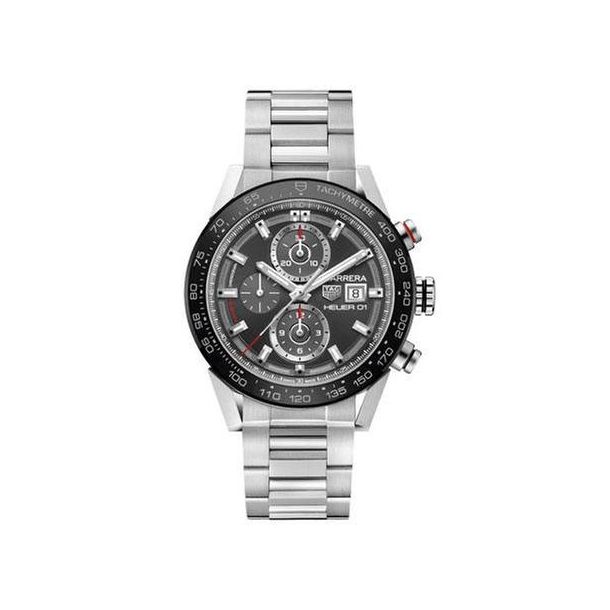 Men s TAG Heuer CARRERA Calibre Heuer 01 Automatic Chronograph Watch CAR201W.BA0714