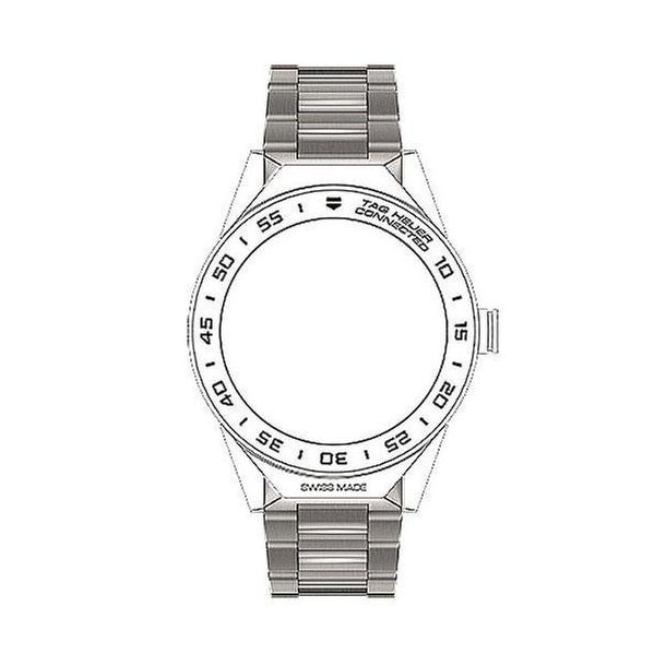 Men s Tag Heuer CONNECTED Modular 2.0 Titanium Grade 5 Smart Watch Bracelet
