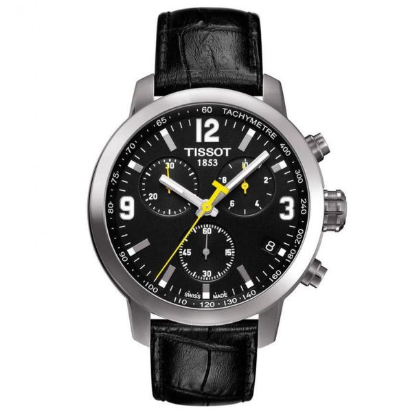 Tissot leather watch hot sale